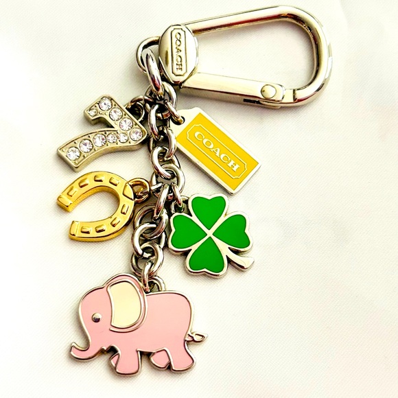 NWOT Coach Charm Keychain/ Bag Charm - Picture 6 of 11